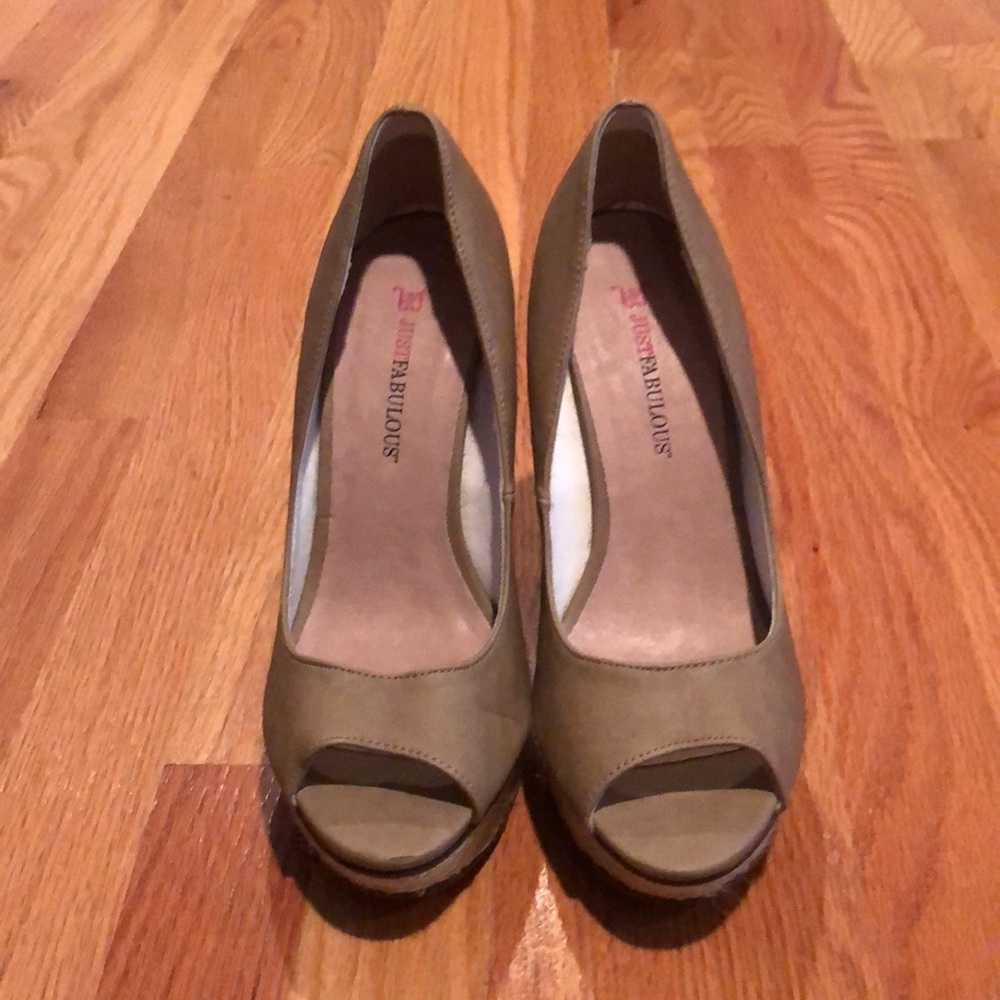 JustFab platform 5” heels